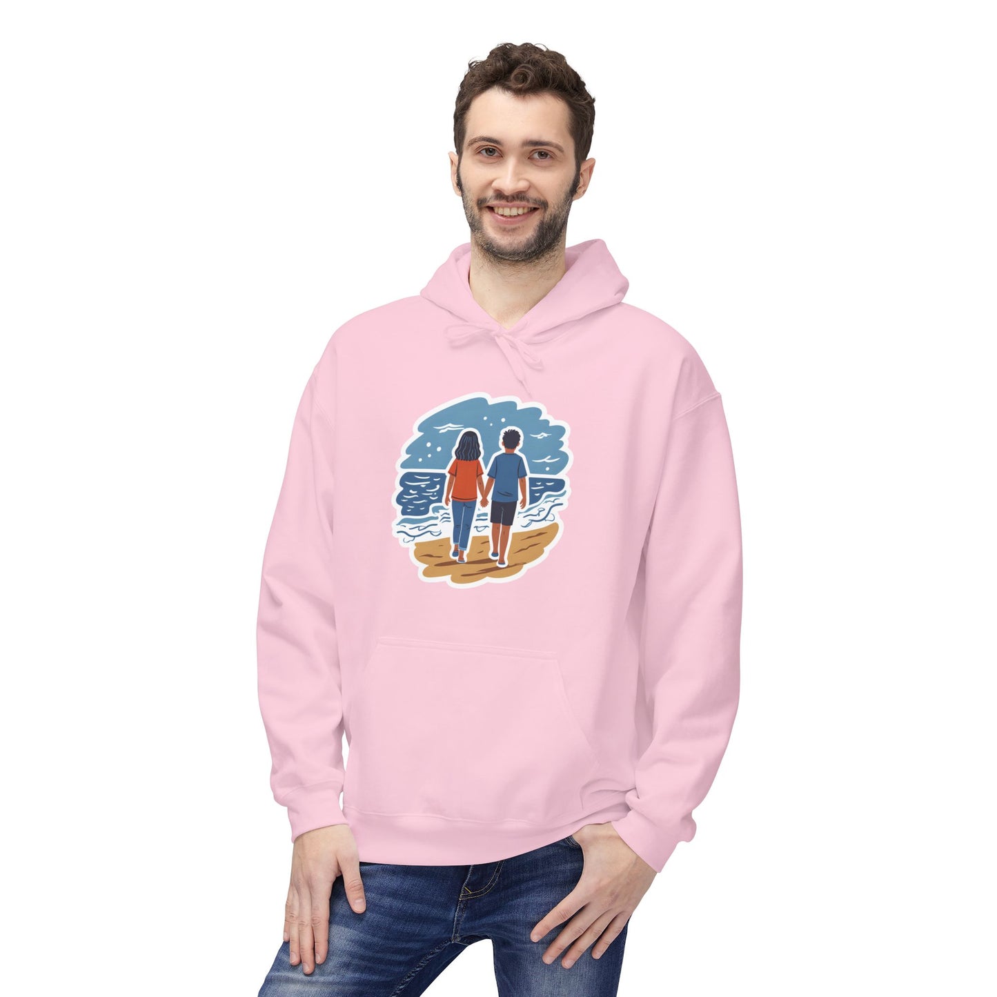 π Ocean View Unisex Fleece Hoodie