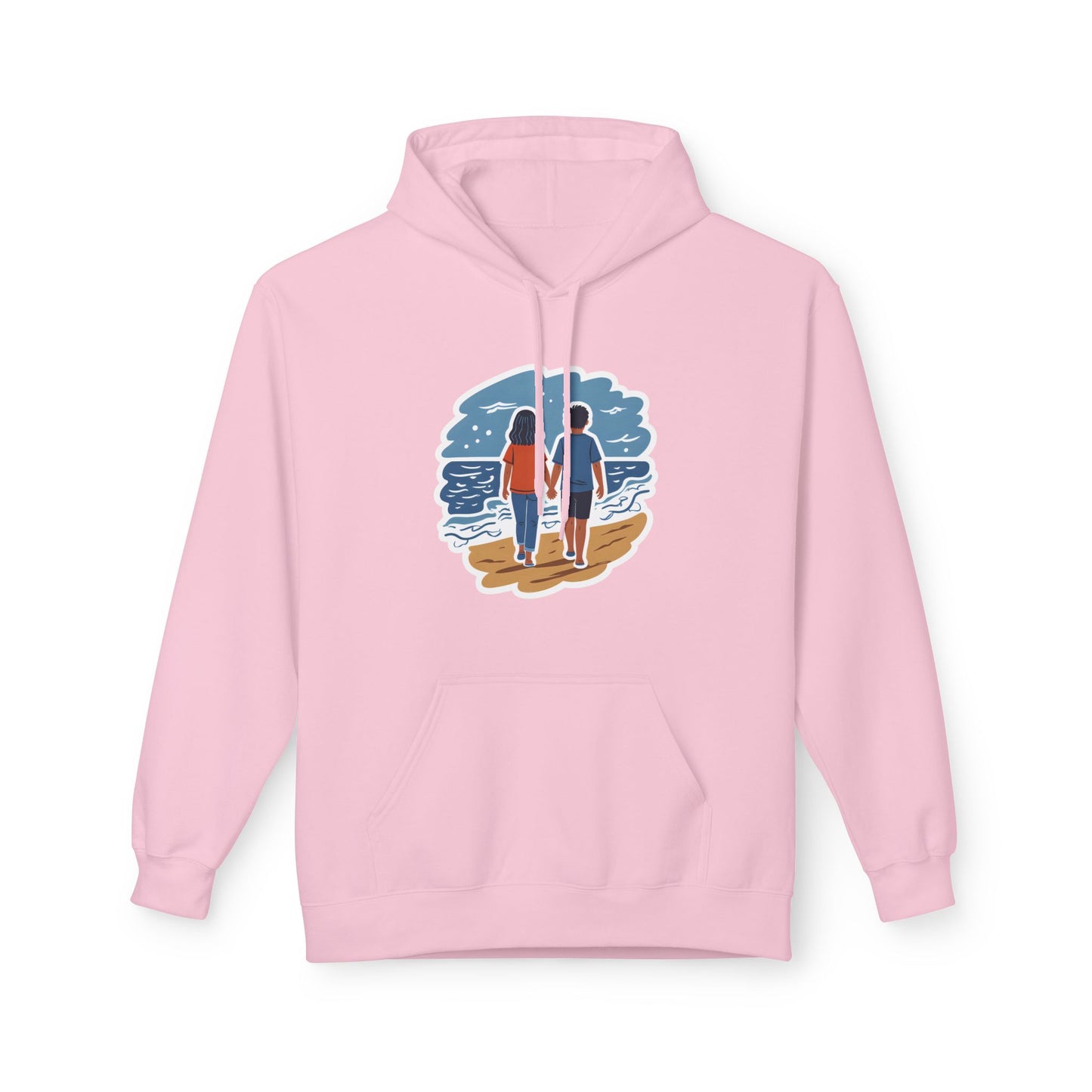 π Ocean View Unisex Fleece Hoodie