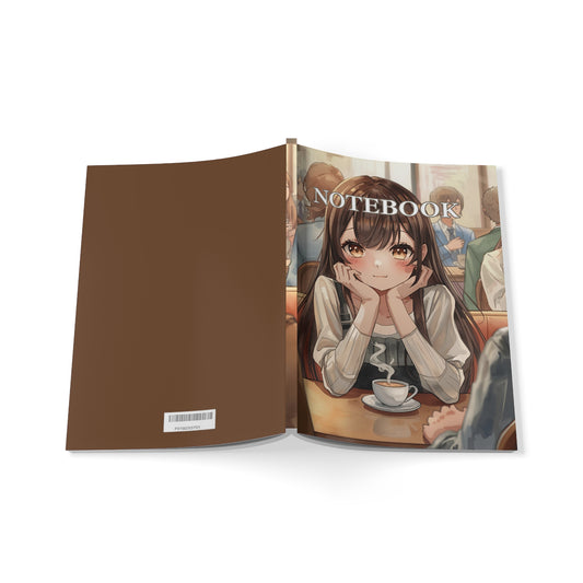 β Coffee & Daydreams β A5 Softcover Notebook