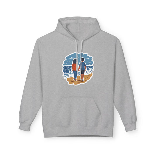 π Ocean View Unisex Fleece Hoodie