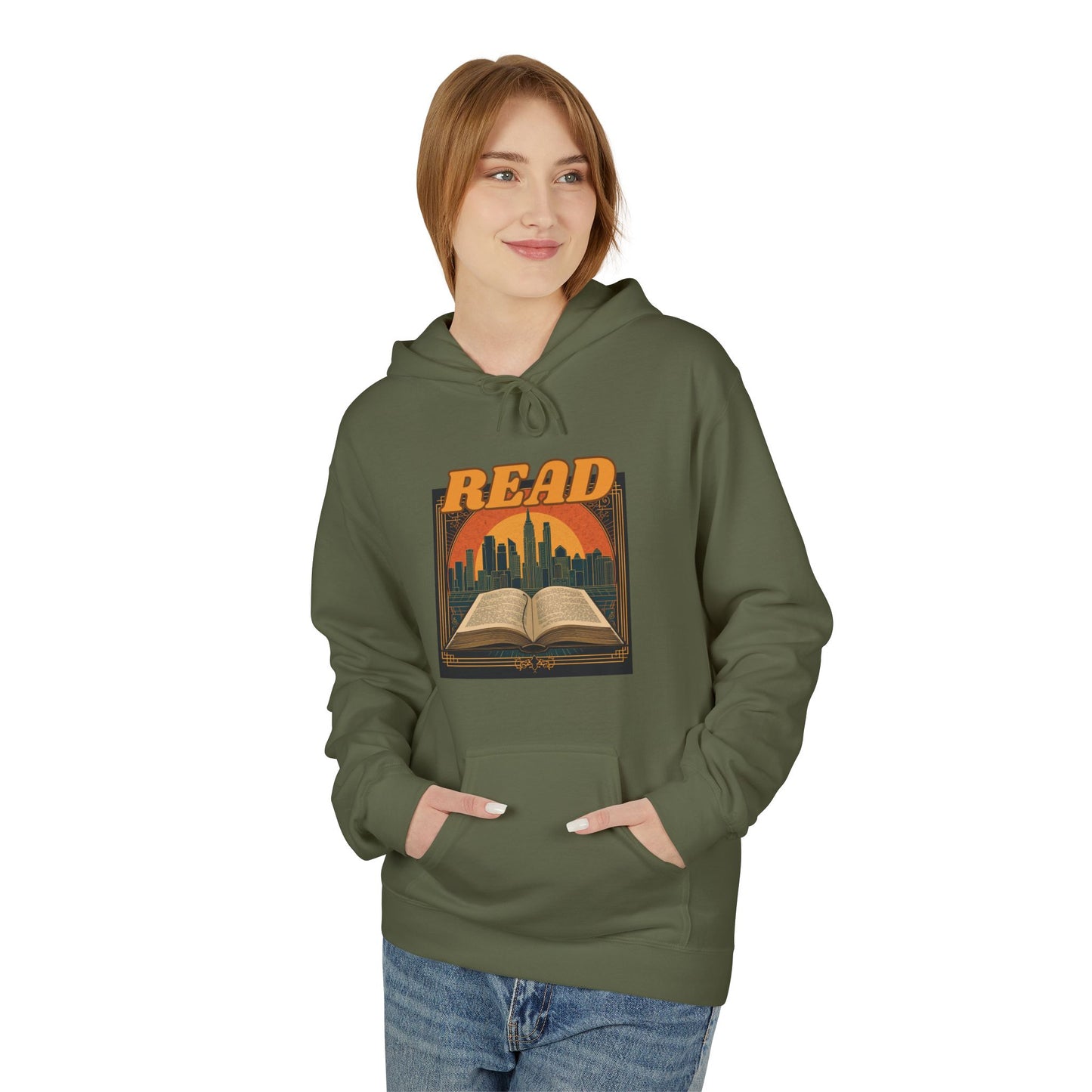 π Read More β Retro Book Lover Fleece Hoodie