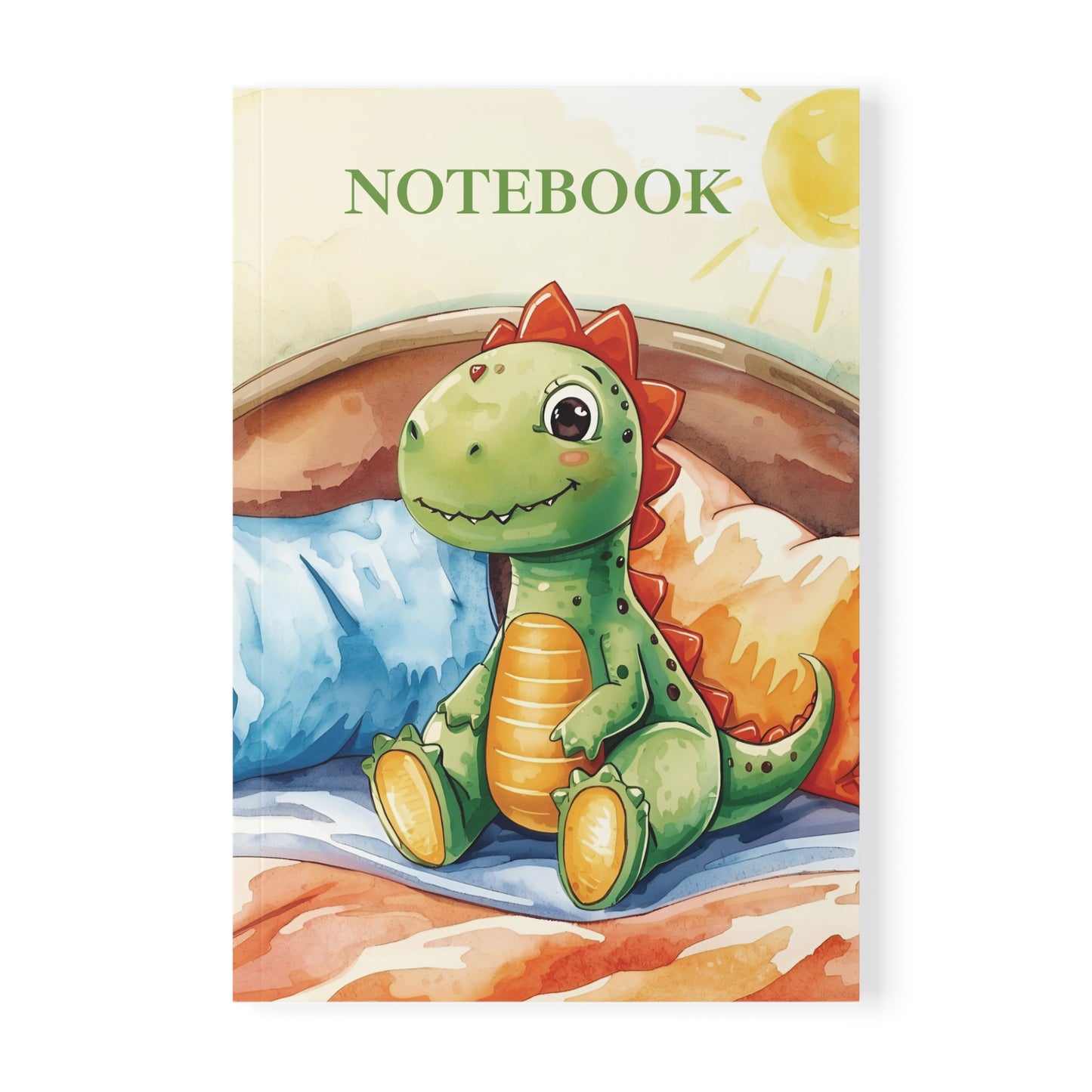 🦖 Dino Dreams – Cute A5 Softcover Notebook