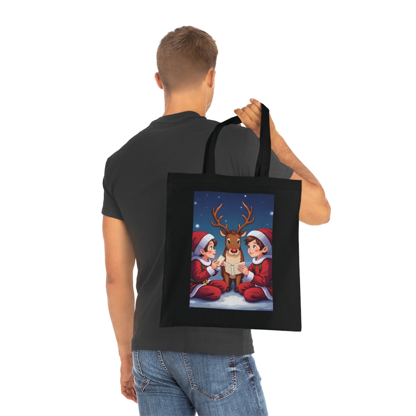 Letters To Rudolph Festive Christmas Tote Bag – 100% Cotton