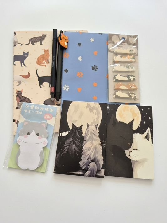 Cat Lover Stationery Bundle