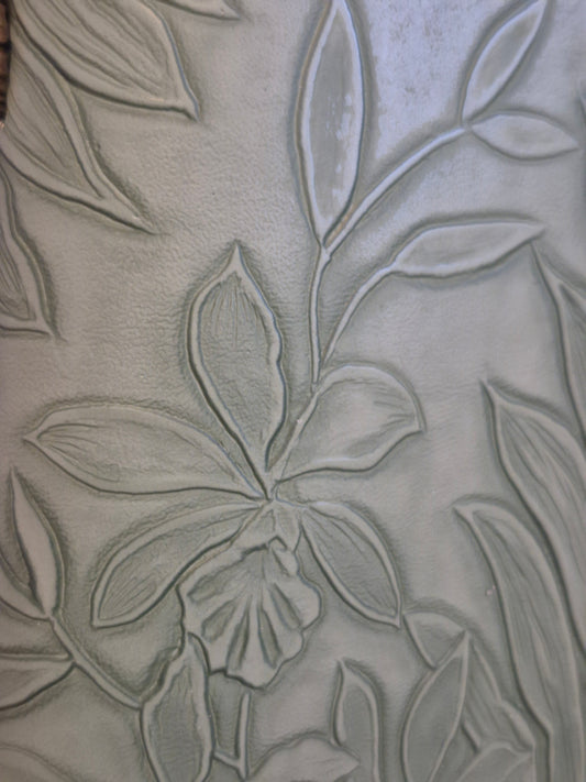 Verdant Bloom A6 Embossed Notebook