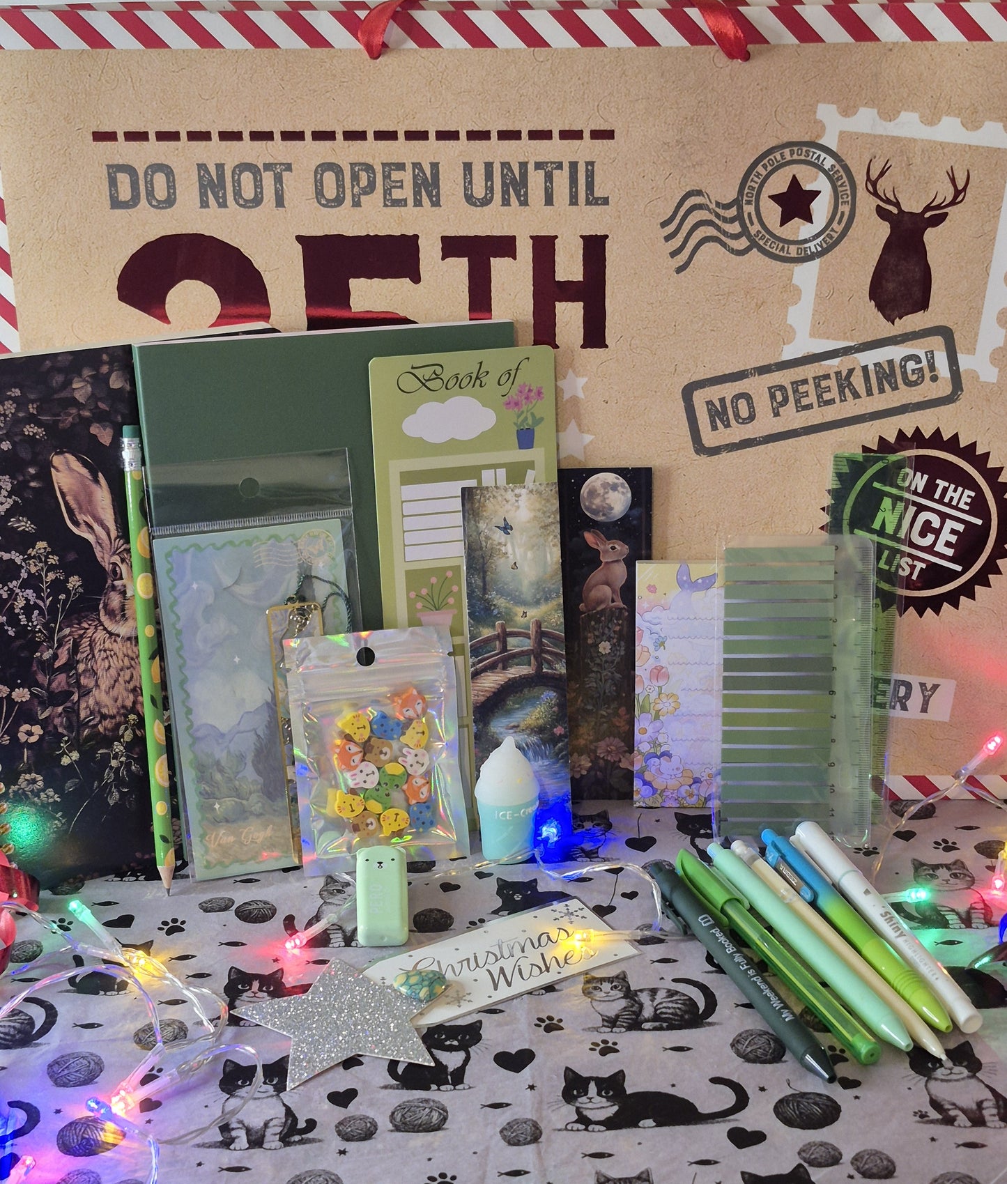 Enchanted Meadow Green Stationery Bundle – Calm, Creative & Nature-Inspired