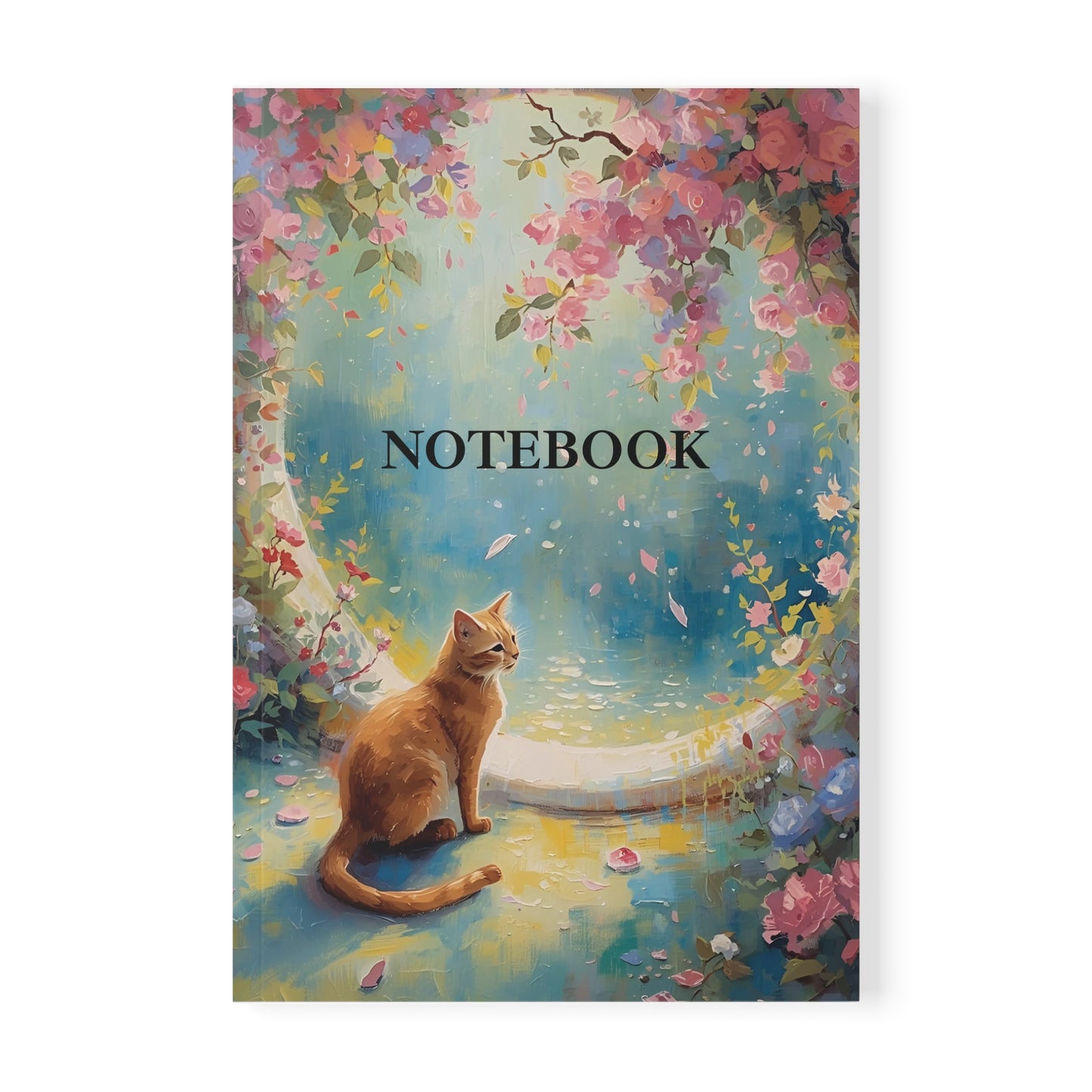Whiskers in Bloom – Tranquil Cat Garden Notebook