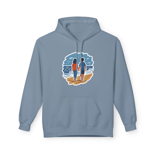 π Ocean View Unisex Fleece Hoodie