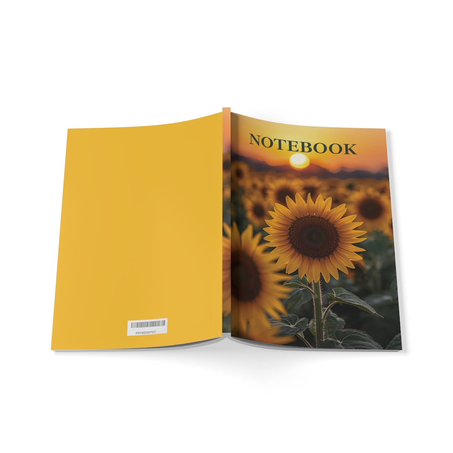 🌻 Sunlit Bloom – A5 Softcover Notebook