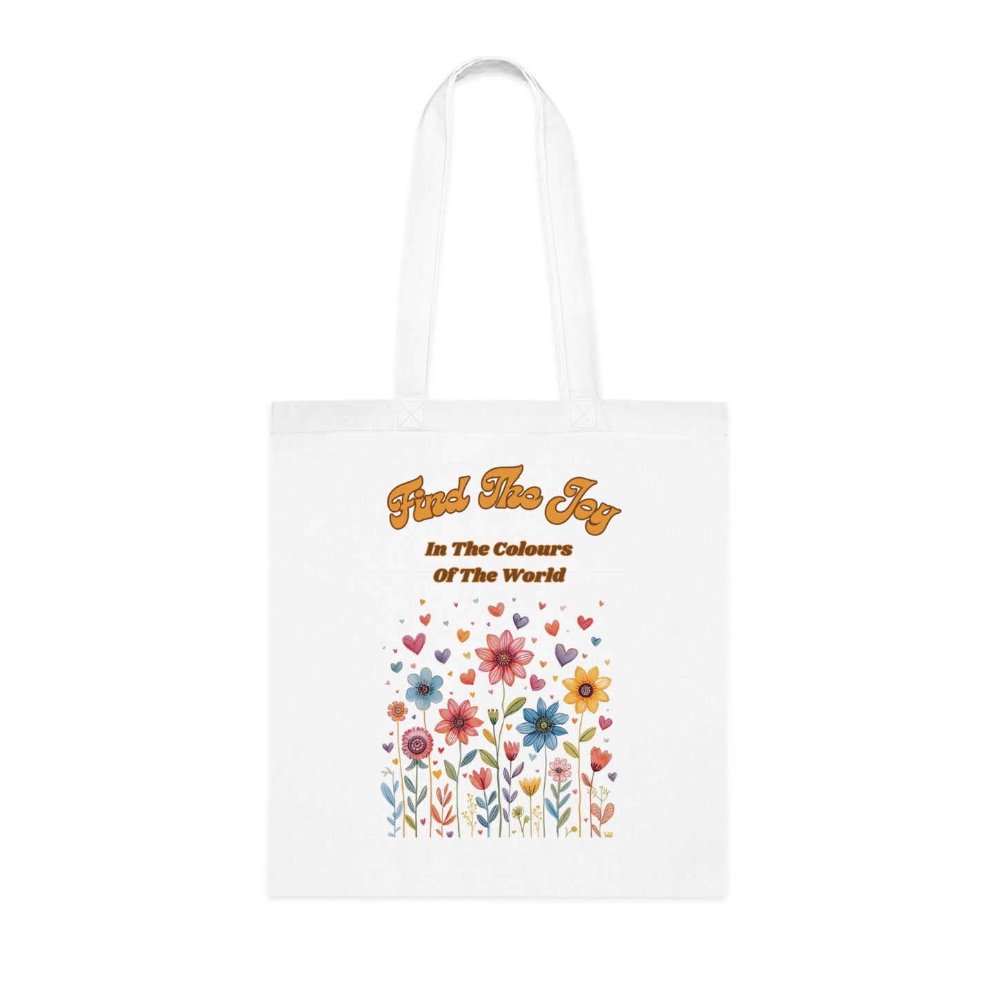 Find the Joy – Colourful Positivity Tote Bag