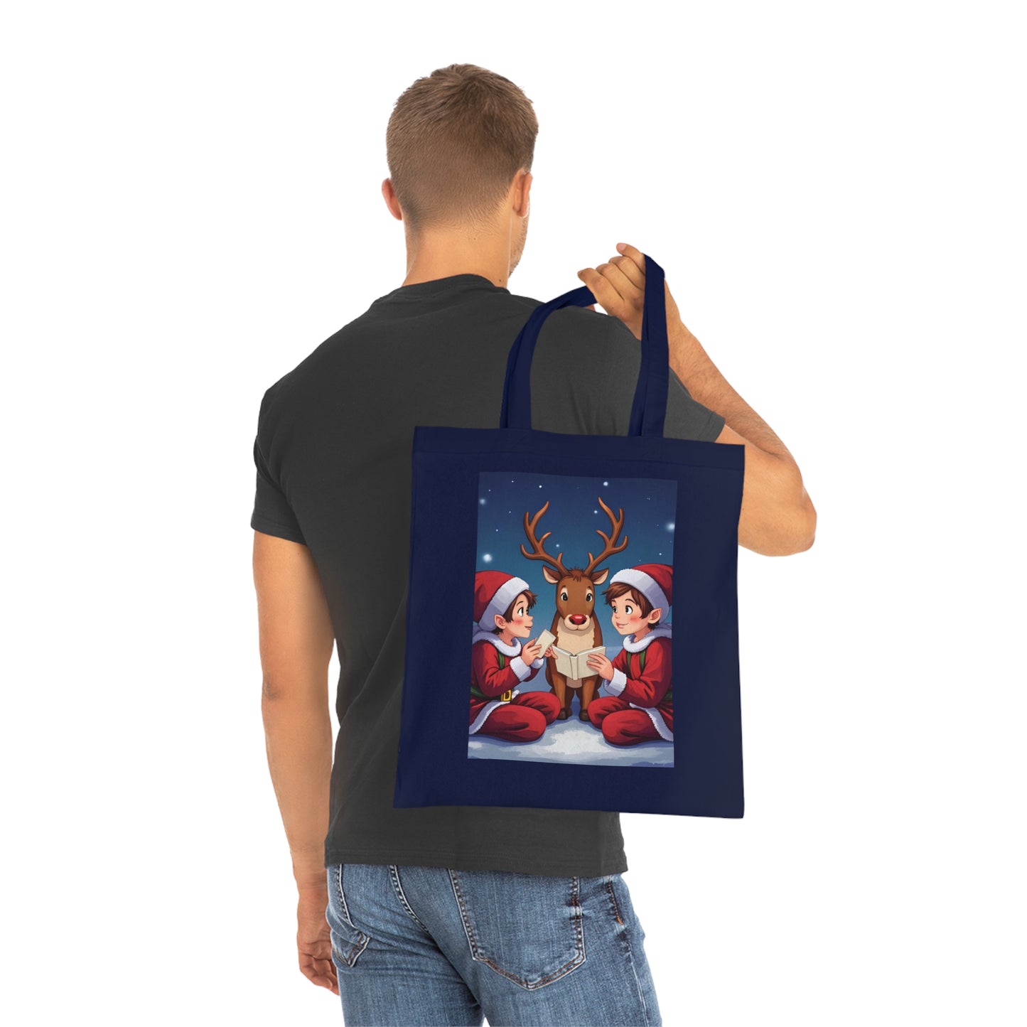 Letters To Rudolph Festive Christmas Tote Bag – 100% Cotton