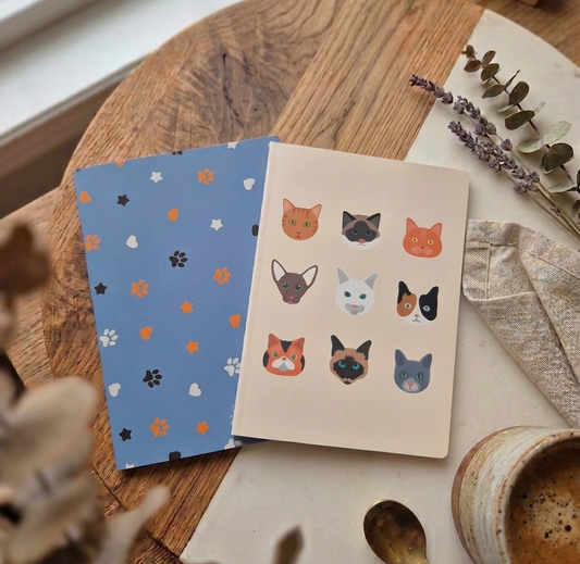 Cat Lover Stationery Bundle With FREE A5 Hardback Notebook!