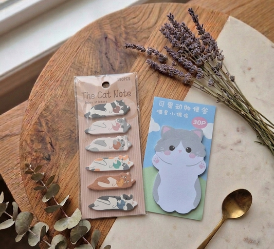 Cat Lover Stationery Bundle With FREE A5 Hardback Notebook!