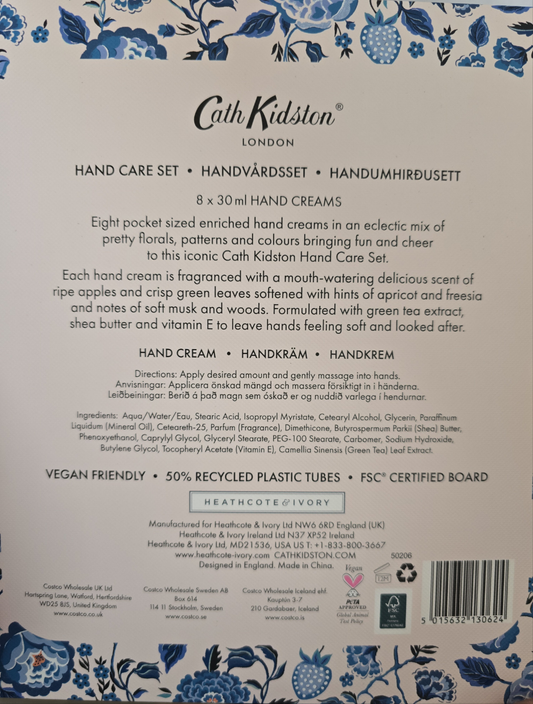 Cath Kidston Navy Carnation Hand Cream Set of 12