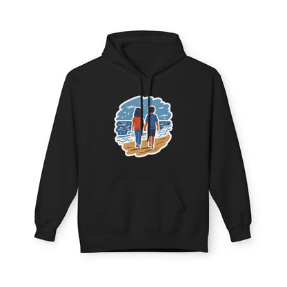 🌊 Ocean View Unisex Fleece Hoodie