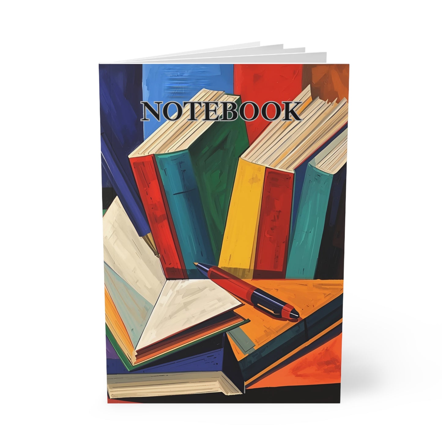 🎨 The Book Lover’s Desk – A5 Softcover Notebook