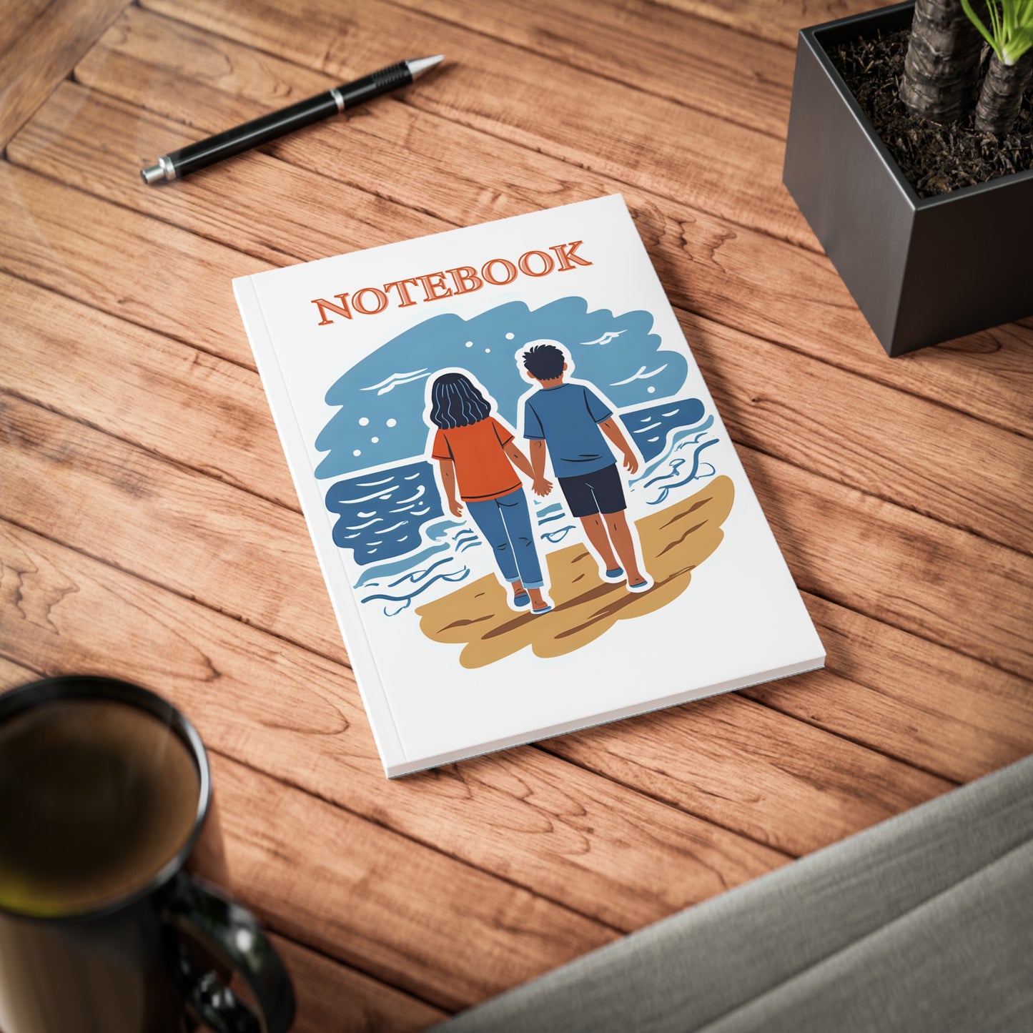 Ocean View A5  Softcover Notebook