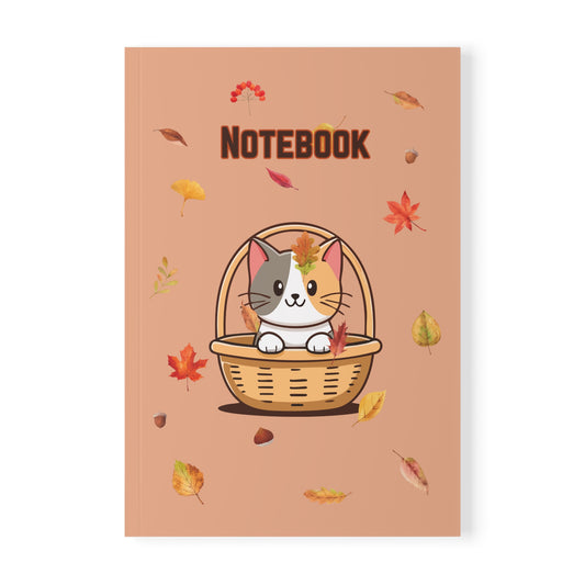 "LIMITED AUTUMN DROP" Autumn Kitty A5 Softcover Notebook