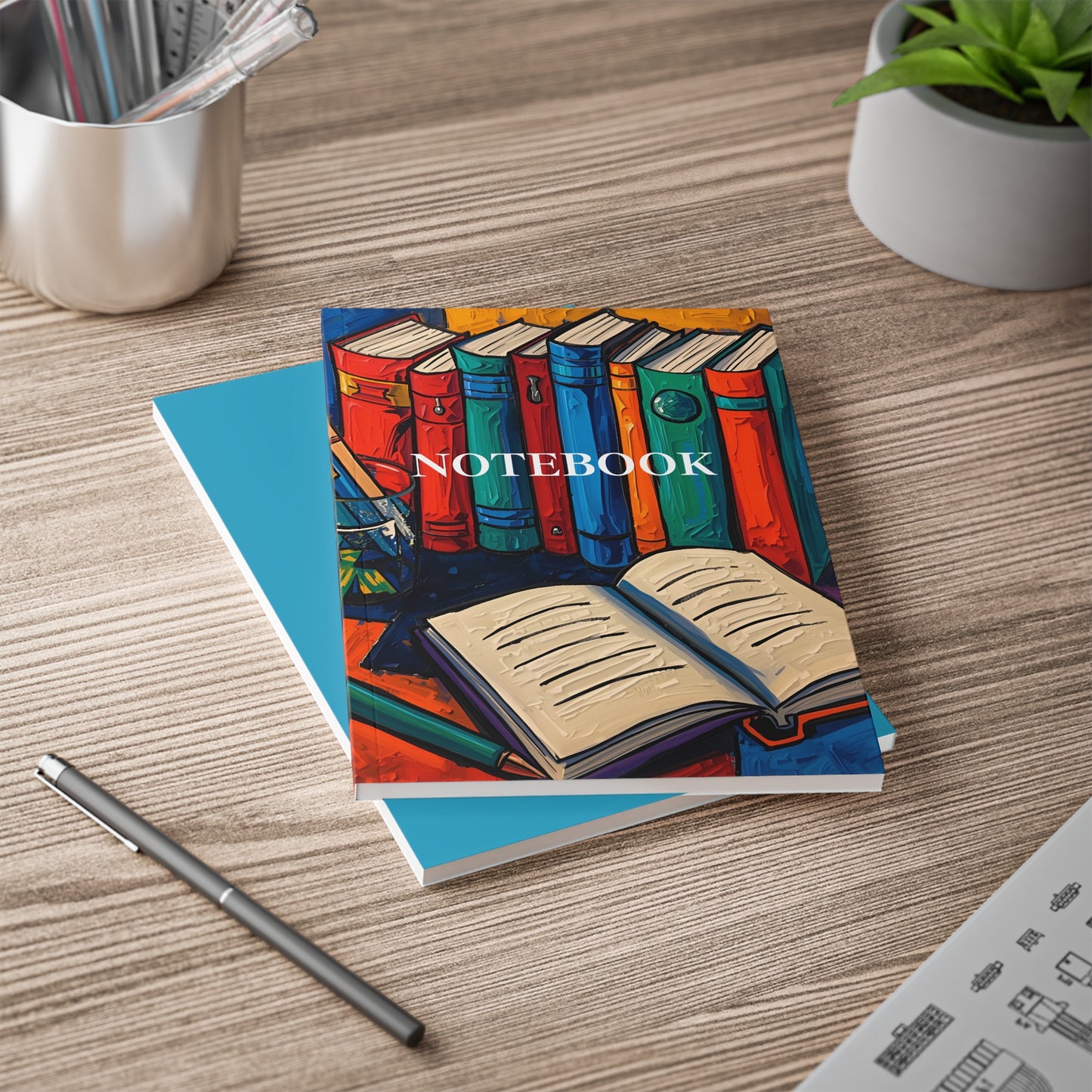 📚 The Reader’s Palette – A5 Softcover Notebook