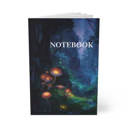 🌌 Moonlit Grove – A5 Softcover Notebook