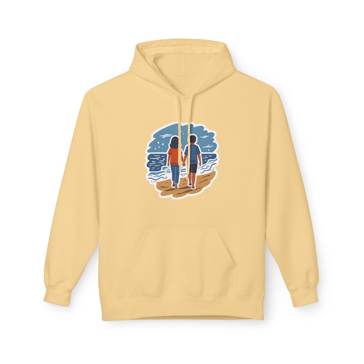 🌊 Ocean View Unisex Fleece Hoodie