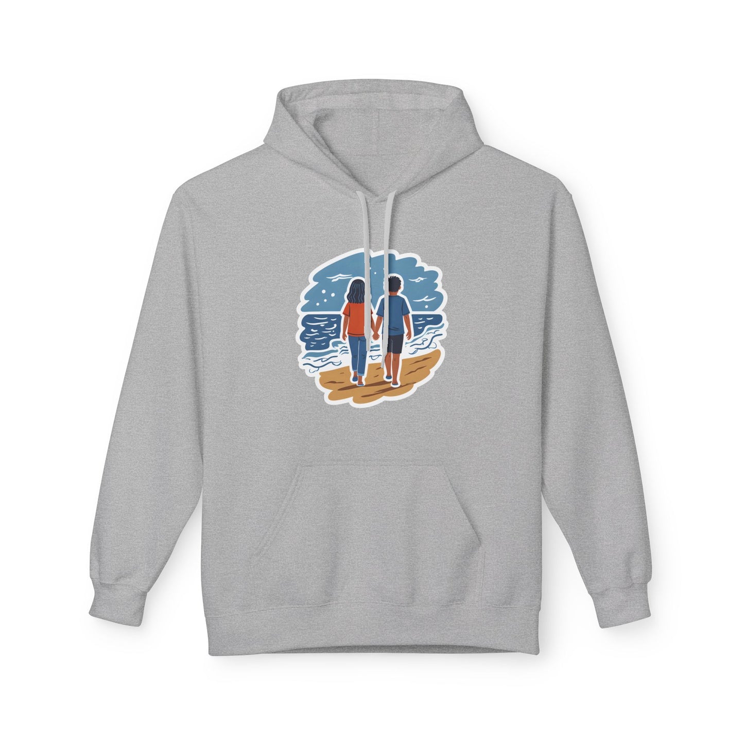 🌊 Ocean View Unisex Fleece Hoodie