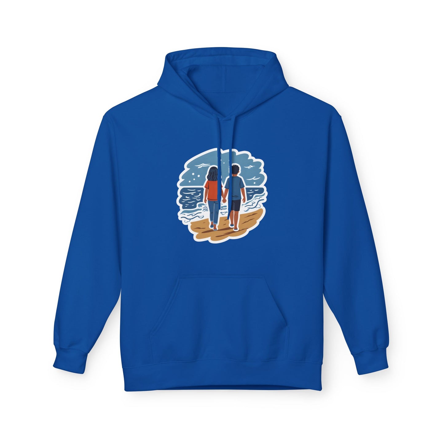 🌊 Ocean View Unisex Fleece Hoodie
