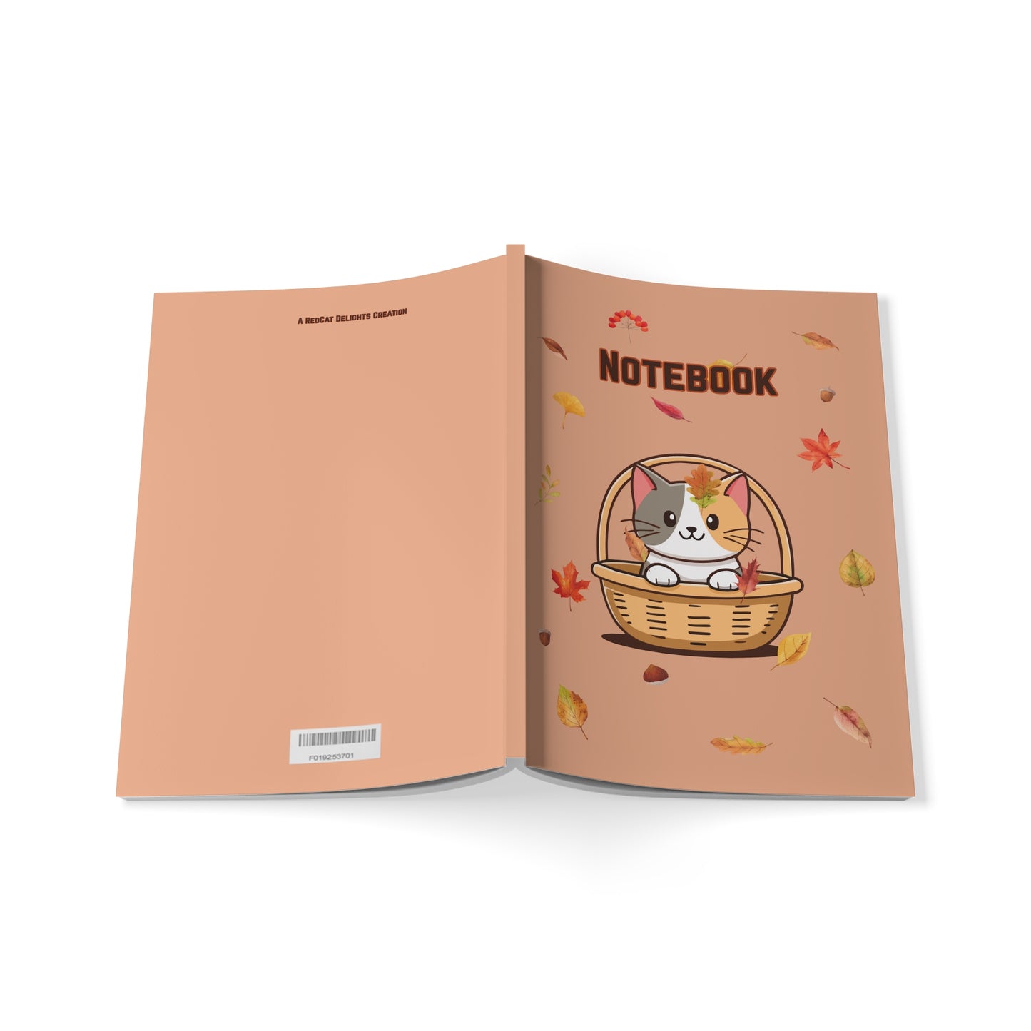 "LIMITED AUTUMN DROP" Autumn Kitty A5 Softcover Notebook