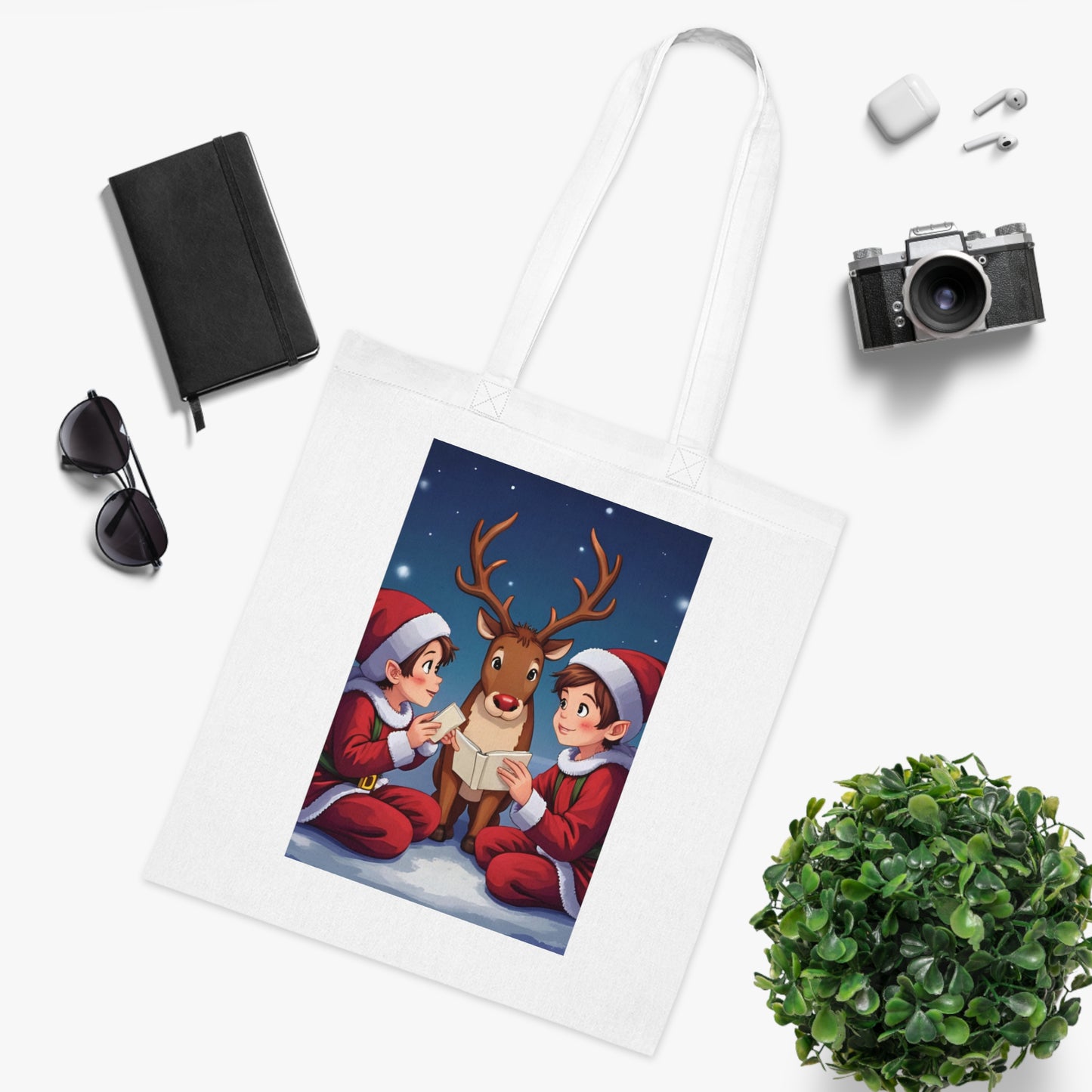 Letters To Rudolph Festive Christmas Tote Bag – 100% Cotton
