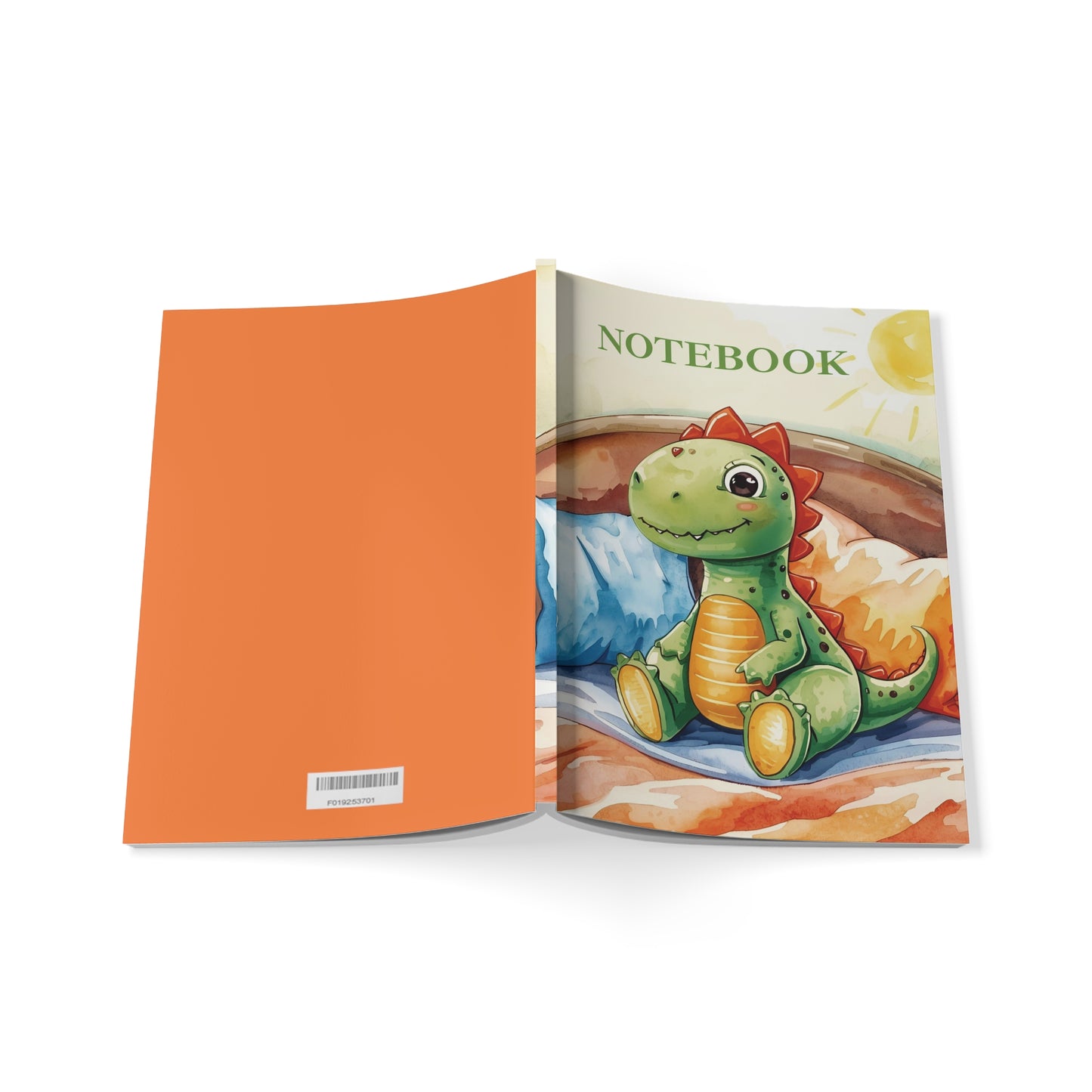 🦖 Dino Dreams – Cute A5 Softcover Notebook