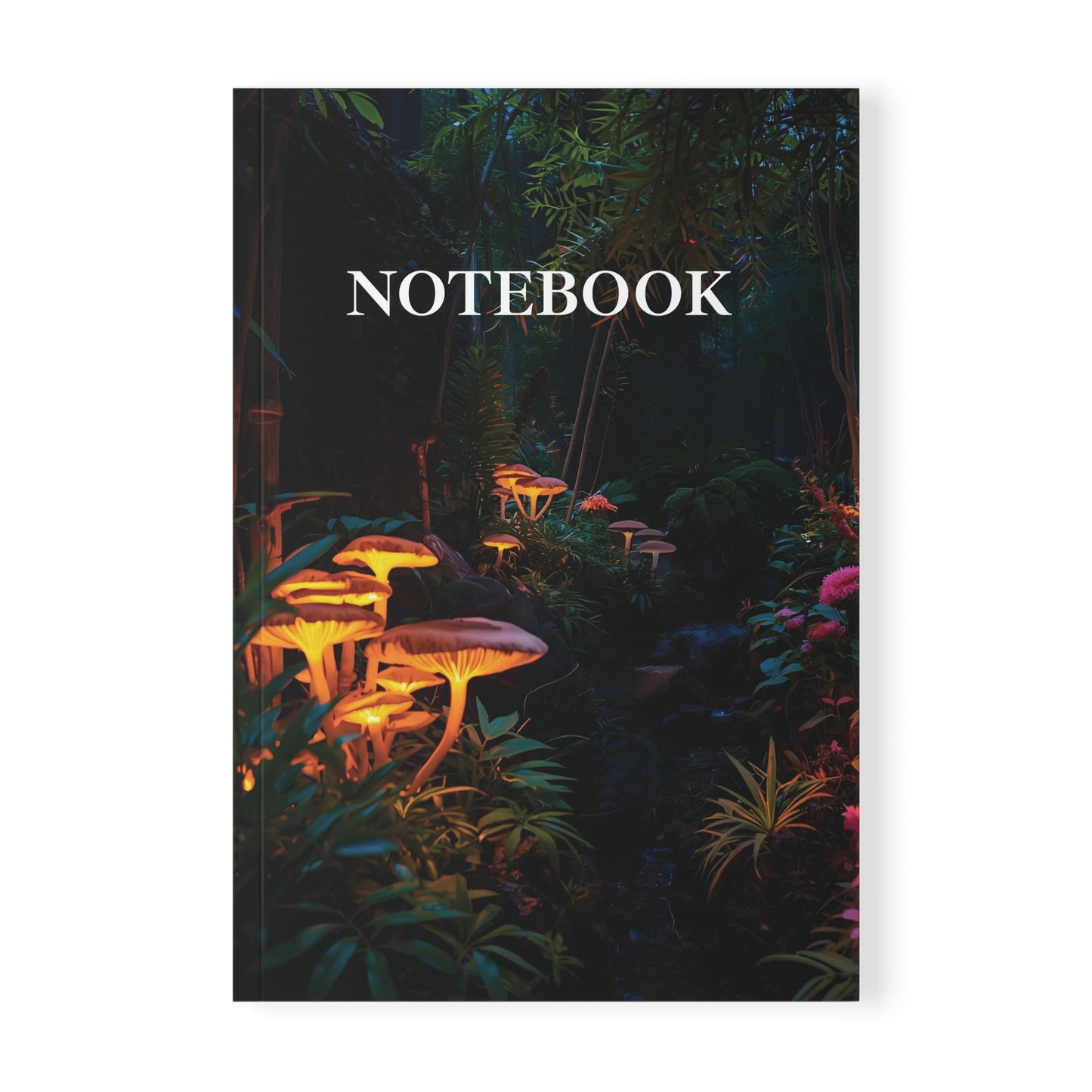 🍄 Enchanted Forest – A5 Softcover Notebook
