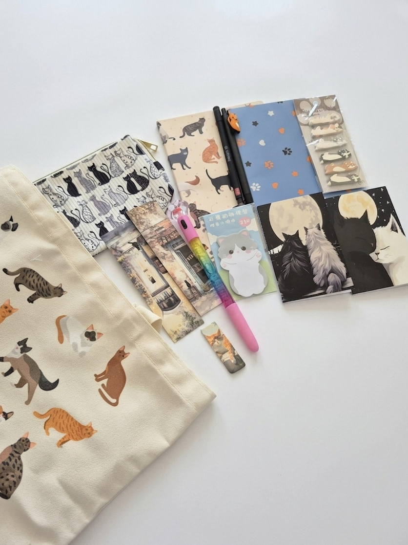 Cat Lover Stationery Bundle