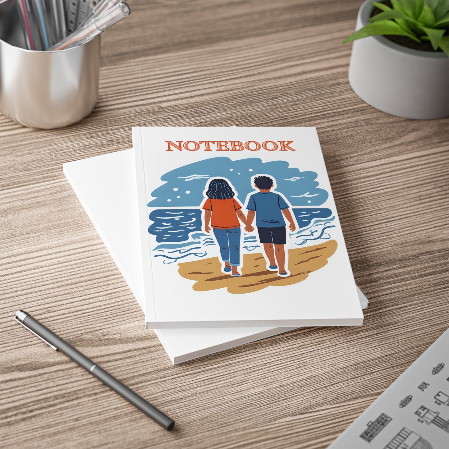 Ocean View A5  Softcover Notebook