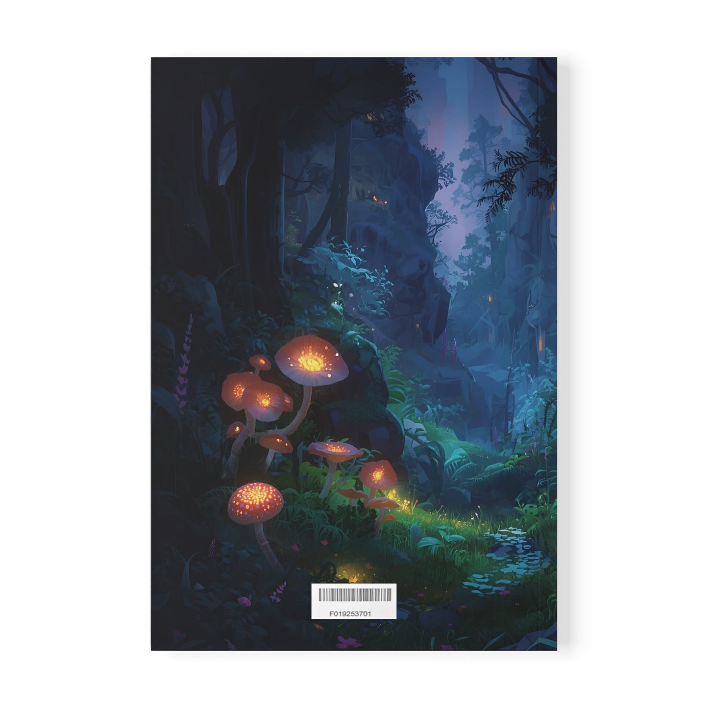 🌌 Moonlit Grove – A5 Softcover Notebook