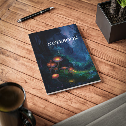 🌌 Moonlit Grove – A5 Softcover Notebook