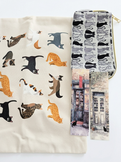 Cat Lover Stationery Bundle With FREE A5 Hardback Notebook!