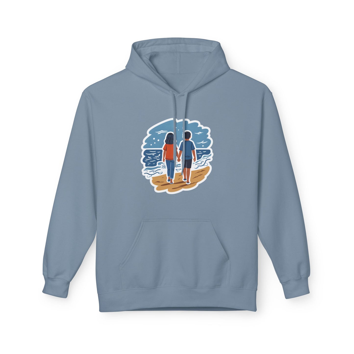 🌊 Ocean View Unisex Fleece Hoodie