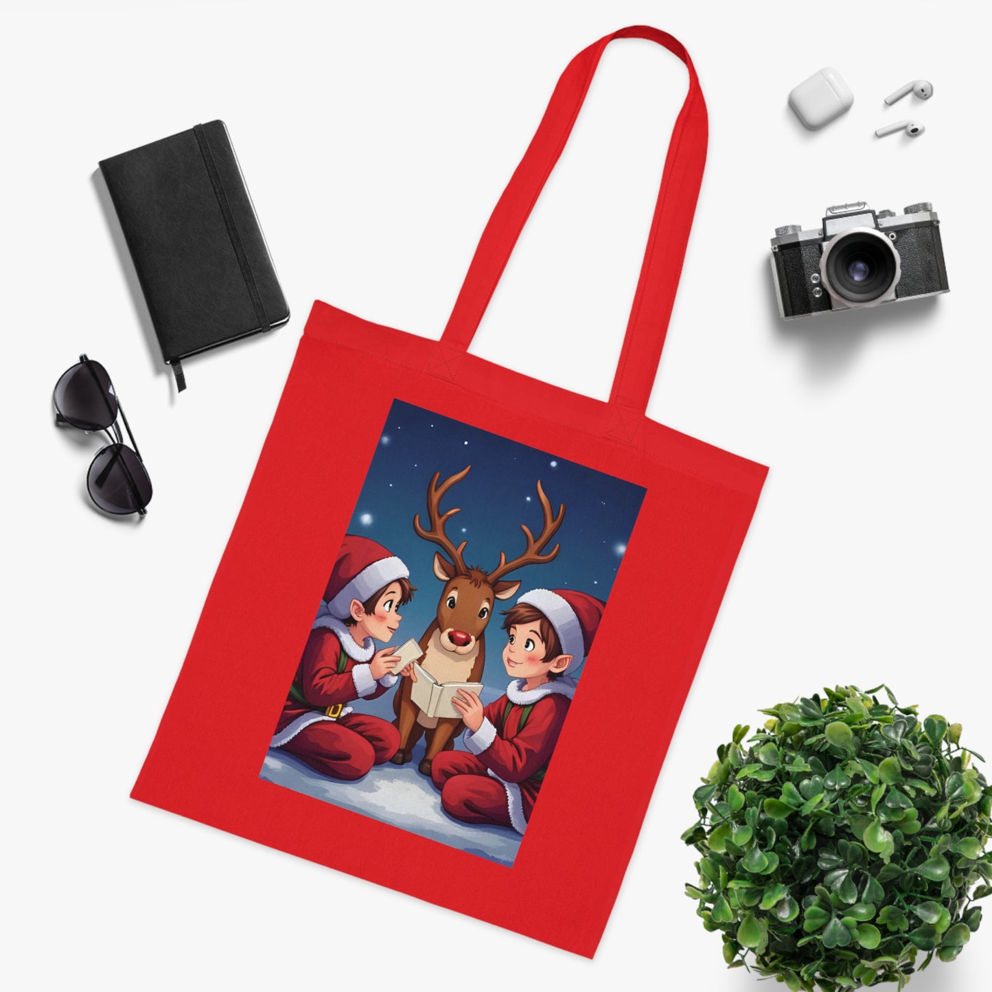 Letters To Rudolph Festive Christmas Tote Bag – 100% Cotton
