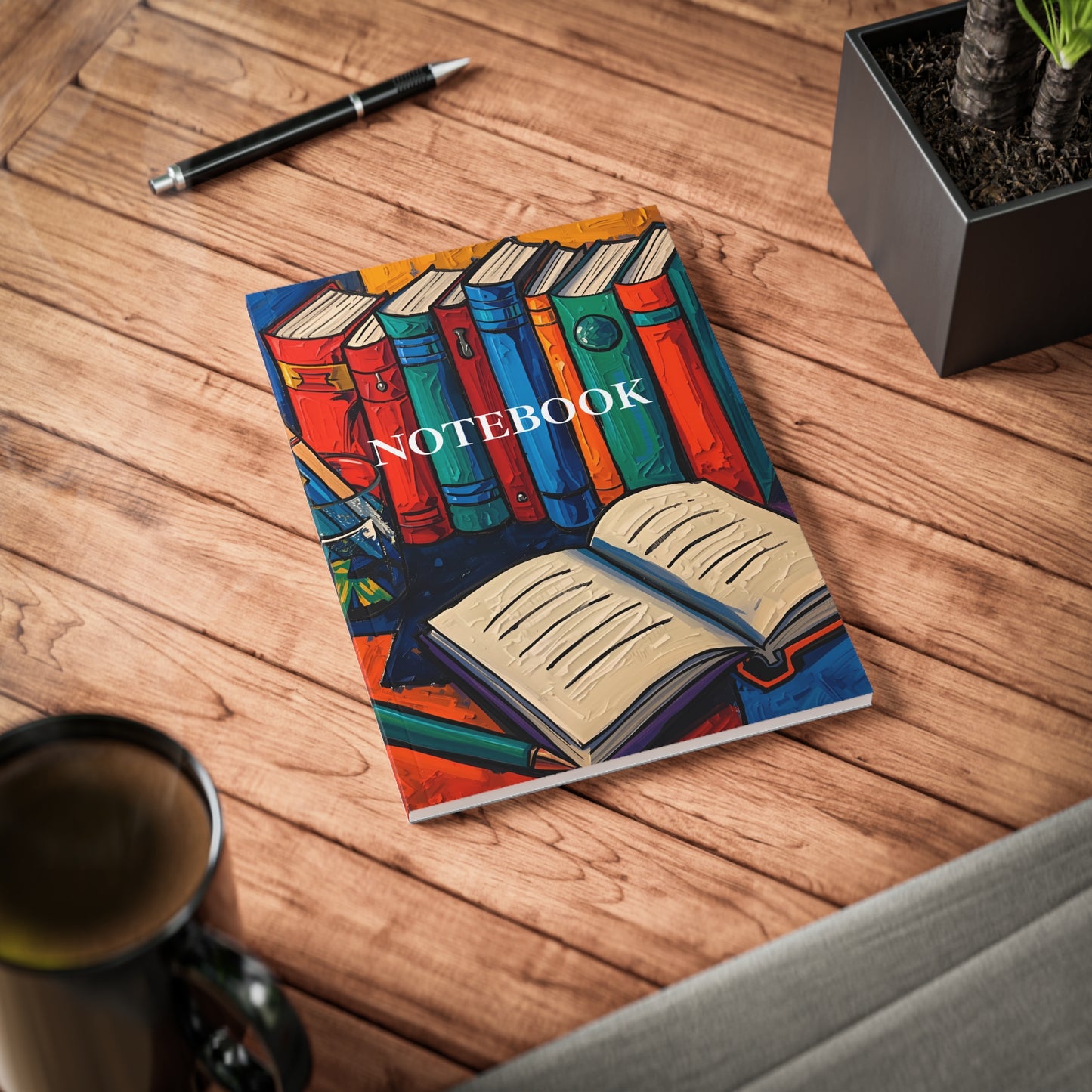 📚 The Reader’s Palette – A5 Softcover Notebook