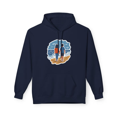 🌊 Ocean View Unisex Fleece Hoodie