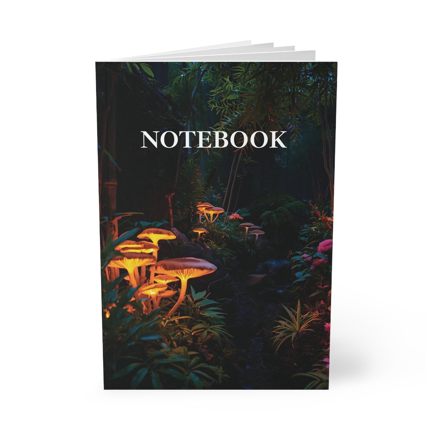 🍄 Enchanted Forest – A5 Softcover Notebook
