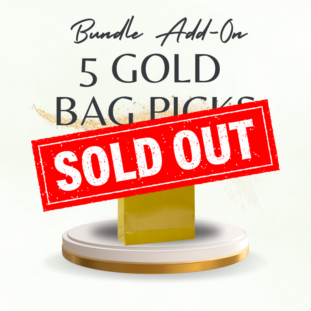 BUNDLE ADD ON - 5 EXTRA GOLD PICKS!